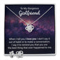 Girlfriend Jewelry Set, Love Knot Necklace Set | Custom Heart Design