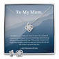 Love Knot Jewelry Set for Mom | Custom Heart Design