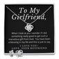 Girlfriend Jewelry Set, Love Knot Necklace Set | Custom Heart Design