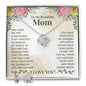 Mom Love Knot Jewelry Set-You gave me confidence | Custom Heart Design