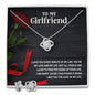 Girlfriend Jewelry Set, Love Knot Necklace Set | Custom Heart Design