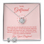 Girlfriend Jewelry Set, Love Knot Necklace Set | Custom Heart Design
