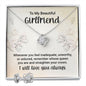 Girlfriend Jewelry Set, Love Knot Necklace Set | Custom Heart Design