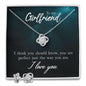Girlfriend Jewelry Set, Love Knot Necklace Set | Custom Heart Design