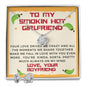 Girlfriend Jewelry Set, Love Knot Necklace Set | Custom Heart Design