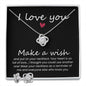Soulmate Love Knot Jewelry Set-I love you - Custom Heart Design