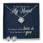 Soulmate Love Knot Jewelry Set-The owner of my heart - Custom Heart Design