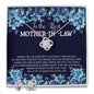 Mother in Law Love Knot Jewelry Set-Lucky to have you | Custom Heart Design