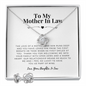 Love Knot Jewelry Set for Mother In Law | Custom Heart Design