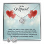 Girlfriend Jewelry Set, Love Knot Necklace Set | Custom Heart Design