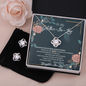 Love Knot Jewelry Set To Mother In Law | Custom Heart Design