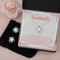 Soulmate Love Knot Jewelry Set-Loving you is a must - Custom Heart Design