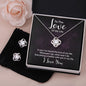 Soulmate Love Knot Jewelry Set-You are the love of my life | Custom Heart Design