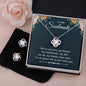 Soulmate Love Knot Jewelry Set-My dream come true - Custom Heart Design