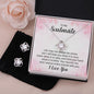 Soulmate Love Knot Jewelry Set-Life is not always sweet - Custom Heart Design