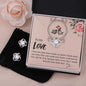 Soulmate Love Knot Jewelry Set-I love you more - Custom Heart Design