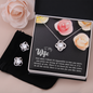 Sentimental Love Knot Jewelry Set for Wife | Custom Heart Design