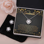 Soulmate Love Knot Jewelry Set-Each time I think of you - Custom Heart Design
