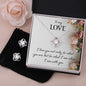 Soulmate Love Knot Jewelry Set-When I am with you - Custom Heart Design