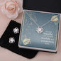 Soulmate Love Knot Jewelry Set-You are perfectly made | Custom Heart Design
