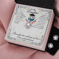 Love Knot Graduation Jewelry Set | Custom Heart Design