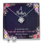 Mom Love Knot Jewelry Set-Laugh, dream, love | Custom Heart Design
