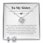 Love Knot Jewelry Set for Sister | Custom Heart Design