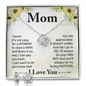 Love Knot Jewelry Set for Mom, from Son | Custom Heart Design