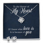Soulmate Love Knot Jewelry Set-The owner of my heart - Custom Heart Design