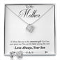 Sentimental Silver Perfect Pair Necklace for Bonus Mom