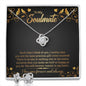 Girlfriend Jewelry Set, Love Knot Necklace Set | Custom Heart Design