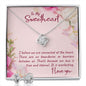 Sweetheart Love Knot Jewelry Set-We are connected - Custom Heart Design