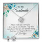 Soulmate Love Knot Jewelry Set-When I tell you I love you - Custom Heart Design