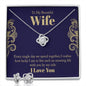 Wife Necklace, Love Knot Necklace for Wife, Romantic Necklace for Wife