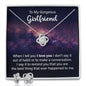 Girlfriend Jewelry Set, Love Knot Necklace Set | Custom Heart Design