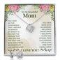 Mom Love Knot Jewelry Set-You gave me confidence | Custom Heart Design