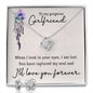 Girlfriend Jewelry Set, Love Knot Necklace Set | Custom Heart Design