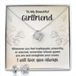 Girlfriend Jewelry Set, Love Knot Necklace Set | Custom Heart Design