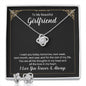 Girlfriend Necklace, Love Knot Necklace for Girlfriend, Romantic Gift for Girlfriend | Custom Heart Design