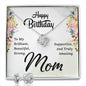Mom Birthday Love Knot Jewelry Set | Custom Heart Design