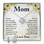 Mom Love Knot Jewelry Set-It's not easy | Custom Heart Design