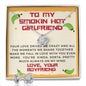 Girlfriend Jewelry Set, Love Knot Necklace Set | Custom Heart Design