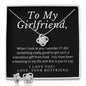 Girlfriend Jewelry Set, Love Knot Necklace Set | Custom Heart Design