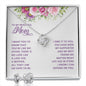 Mom Love Knot Jewelry Set-Like no other | Custom Heart Design