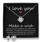 Soulmate Love Knot Jewelry Set-I love you - Custom Heart Design