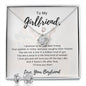 Girlfriend Jewelry Set, Love Knot Necklace Set | Custom Heart Design