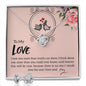 Girlfriend Jewelry Set, Love Knot Necklace Set | Custom Heart Design
