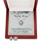 Mom Love Knot Jewelry Set, From Daughter-Your love and support | Custom Heart Design