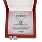 Soulmate Love Knot Jewelry Set-Life may not always be sweet - Custom Heart Design