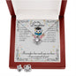 Daughter Graduation Necklace and Earring Set | Custom Heart Design